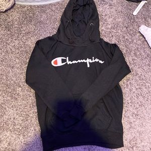 Black Champion hoodie size medium